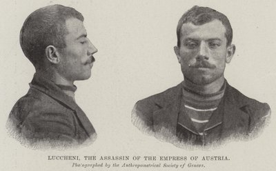 Luccheni, the Assassin of the Empress of Austria by English School